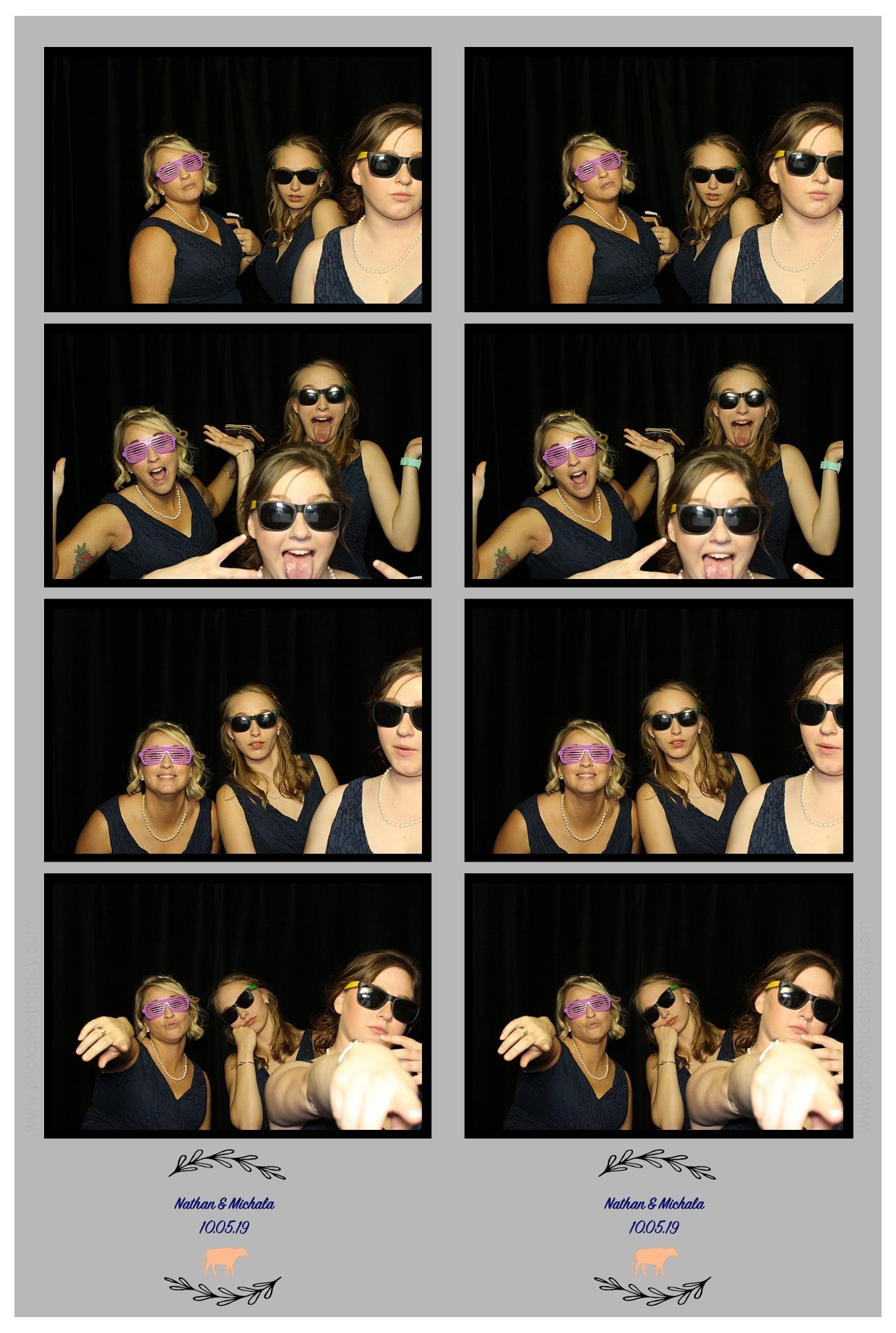 Michala Binkly & Nathan Hall Wedding Reception | View more photos from the event at gallery.photoboothcincy.com/u/PhotoBoothCincy/Michala-Binkly-Nathan-Hall-Wedding-Reception